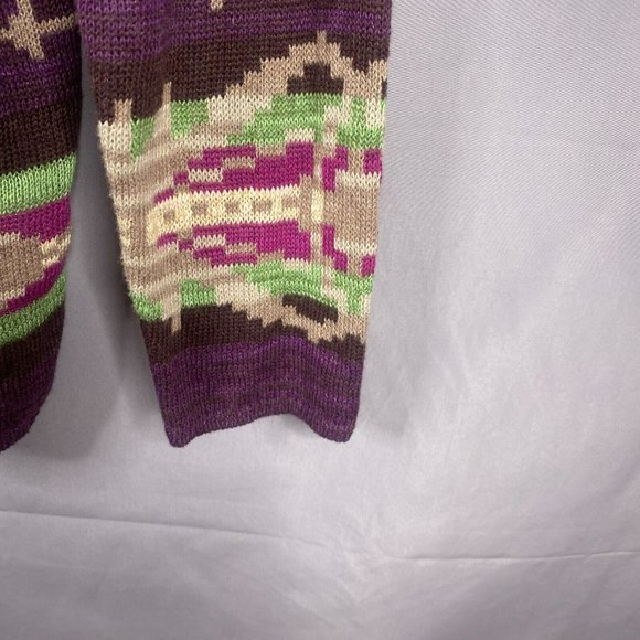 Ralph Lauren Southwest Aztec Print Cotton Sweater size L-XL - Picture 6 of 10